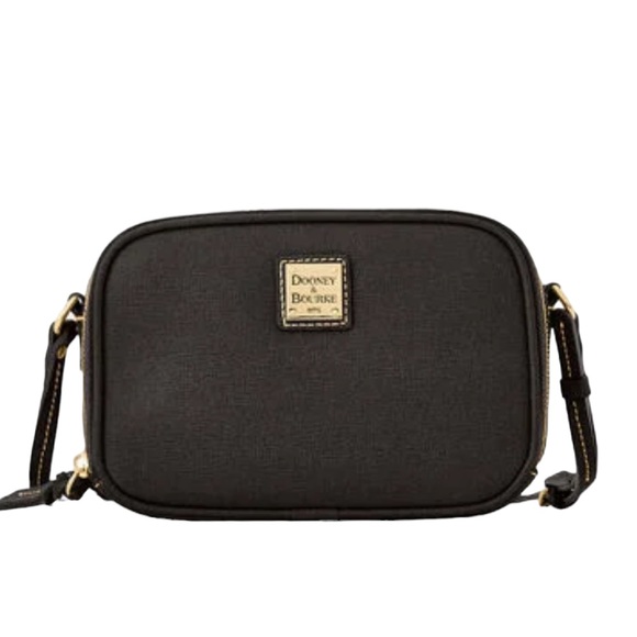 Dooney & Bourke Handbags - NWT DOONEY & BOURKE SAWYER SAFFIANO BLACK CROSSBODY BAG